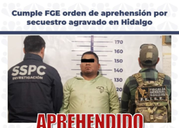 Cumple FGE orden de aprehensión por secuestro agravado en Hidalgo