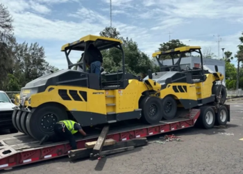 Puebla busca autonomía vial; licitan tren de maquinaria por 30 mdp para bacheo y pavimentación