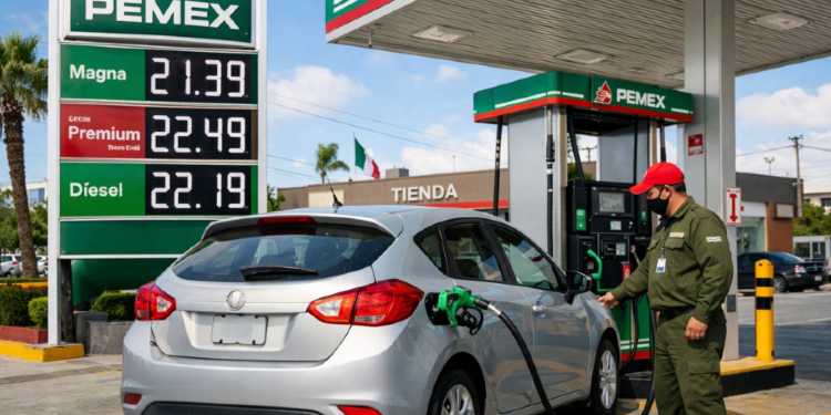 Precio de gasolina regular se mantendrá debajo de los 24 pesos