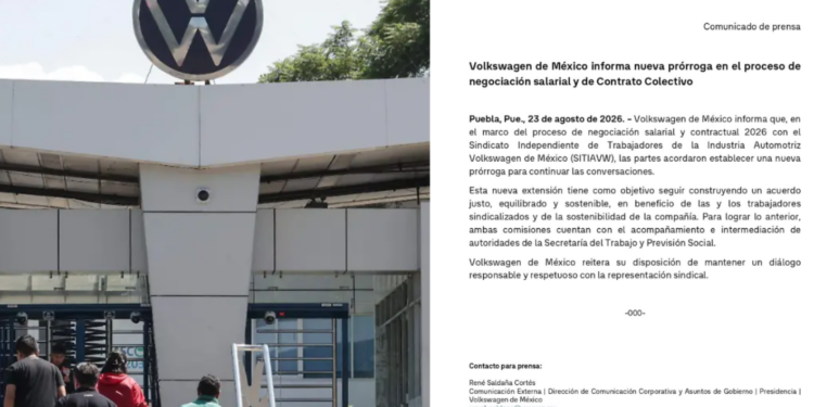 Volkswagen y Sitiavw aplazan huelga para el 26 de agosto