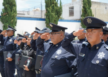 Reconoce Gobierno de Pepe Chedraui a elementos de la Policía de la Ciudad