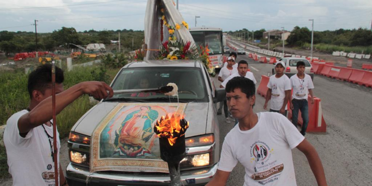 Antorcha guadalupana llega a Puebla, conoce el recorrido 