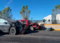 Dos choques provocan caos vial en la autopista México-Puebla