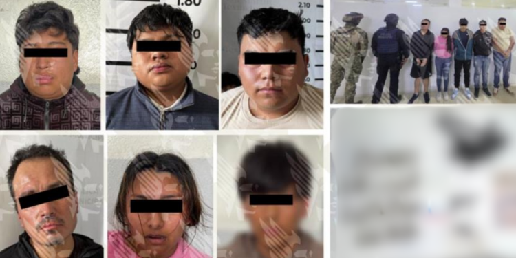 Caen seis presuntos integrantes de grupo ligado a extorsiones y droga en Texmelucan