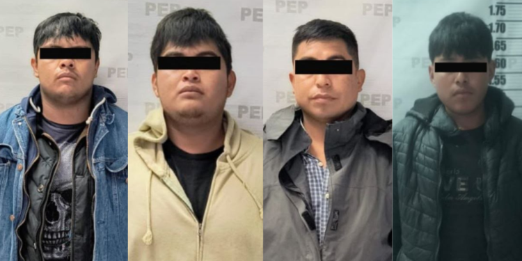 Detienen a cuatro presuntos integrantes de «Los Pocholos» en Huixcolotla