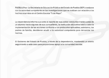Presentan 4 denuncias por acoso en Centro Escolar 5 de Mayo: SEP