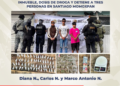 Asegura FGE inmueble, dosis de droga y detiene a tres personas en Santiago Momoxpan