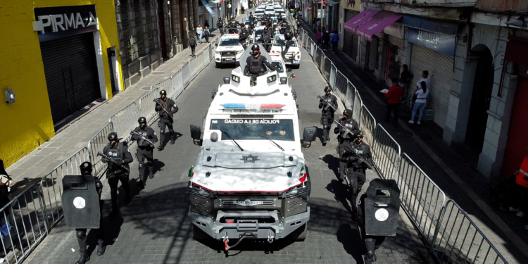 Participa Secretaría de Seguridad Ciudadana en desfile Cívico Militar del 16 de septiembre