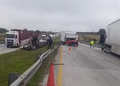 Volcadura de pipa provoca cierre total de Arco Norte rumbo a Texmelucan 