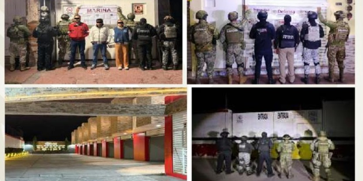 Aseguran nueve pipas de gas LP tras seis cateos realizados en Huejotzingo