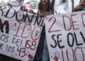 Estudiantes y organizaciones marchan en Puebla a 58 años de la matanza del 2 de Octubre