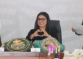 “La Bonita» Sánchez intensifica despliegue territorial rumbo a la definición de Morena en Puebla