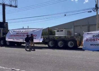 Paro nacional de transportistas comienza a afectar carreteras de Puebla 